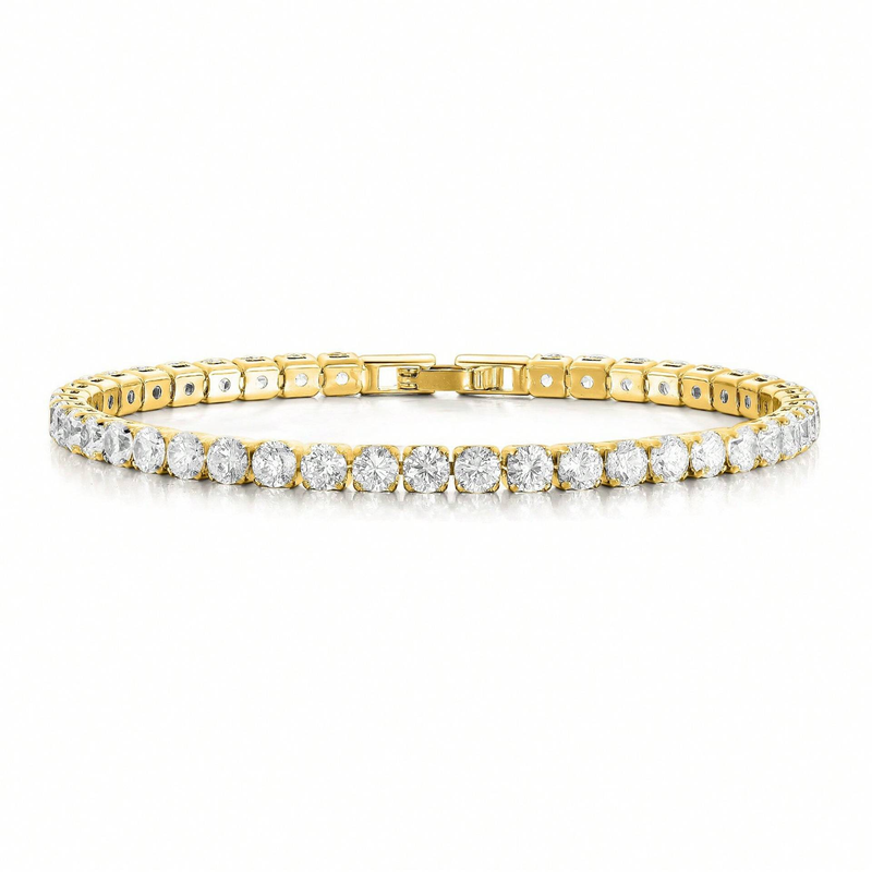 Hip hop zircon bracelet zircon anklet simple bracelet gift hiphop_voghion.com