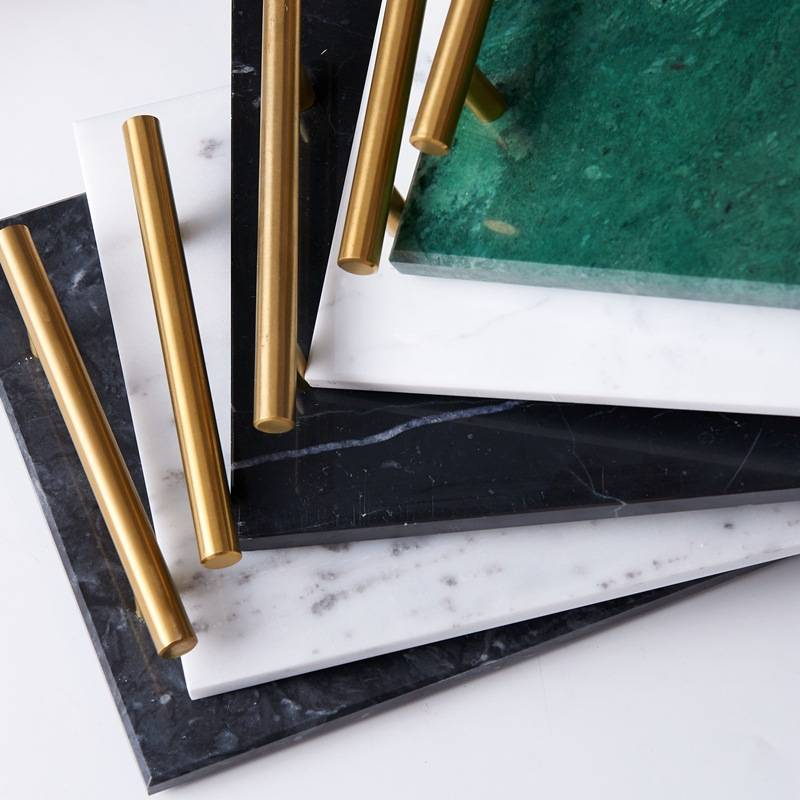 Tavă scandinavă din marmură, farfurie decorativă minimalistă pentru bijuterii, articole esențiale pentru baie, farfurie rotundă din piatră cu vene naturale_voghion.com