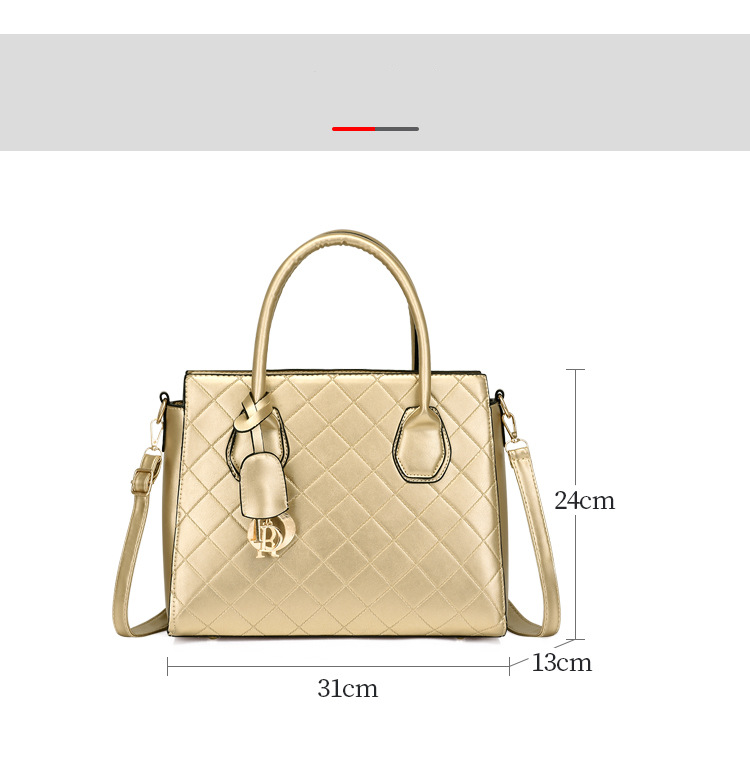 Women's Bag Retro Fashion Large Capacity Mother And Child Bag Shoulder Messenger Bag Three Piece Set_voghion.com