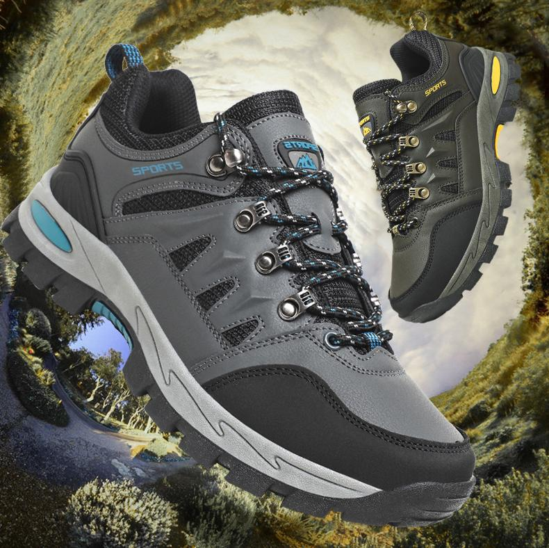 Winterschuhe für Herren und Damen, rutschfest, Outdoor-Stil, modisch, Lederoberfläche, Herren-Wanderschuhe, Damen-Wanderschuhe_voghion.com