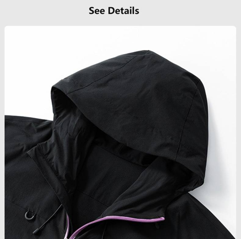 Waterdichte wandeljas voor heren - ademend, snel drogend outdoorjack met 4-way stretch (4 kleuren, S-3XL)_voghion.com