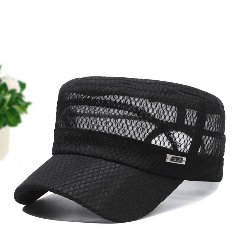 Cappello da baseball da uomo estivo con protezione esterna in rete militare traspirante e ad asciugatura rapida, stile coreano_voghion.com