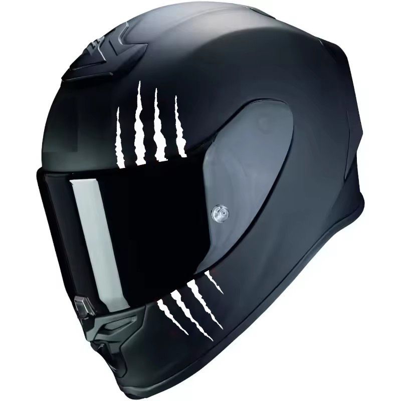 Helmet Stickers Monster Ghost Claw Line Stripes DIY Motorcycle Tank Scooter Body Decoration_voghion.com