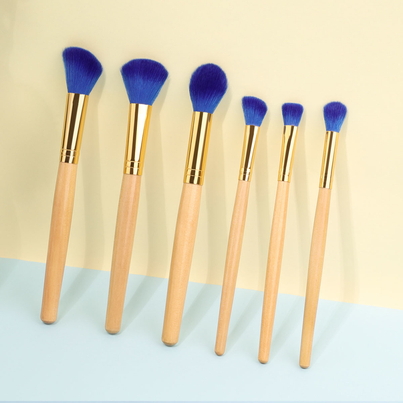 6-teiliges Make-up-Pinsel-Set, weiche Kosmetik, Foundation, Make-up, Puder, Rouge, Make-up-Pinsel, Lidschatten, Kabuk_voghion.com