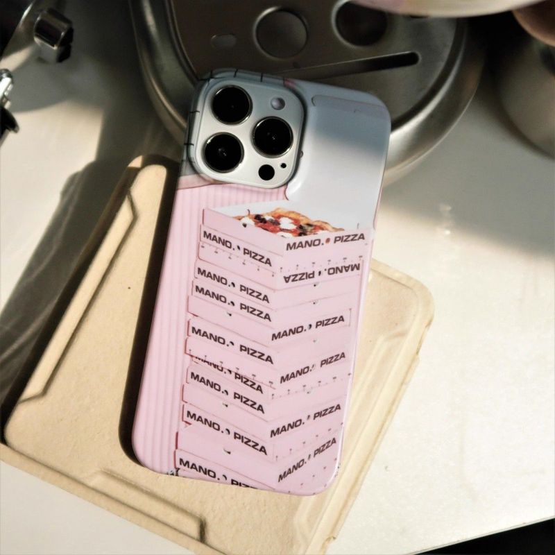 Pink Pizza 15Promax telefon 14Pro Trendy 13Promax Niche 12/11 tvrda maskica X/xs_voghion.com