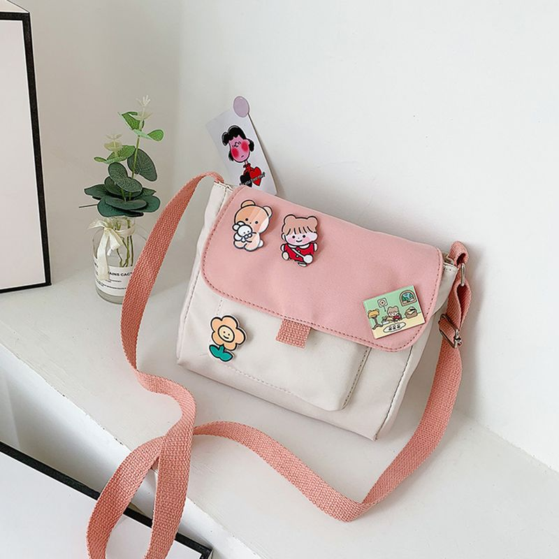 Lihao Dames Mooie Retro Grote Capaciteit Duurzame Canvas Crossbody Tas Schoudertas-Zwart_voghion.com