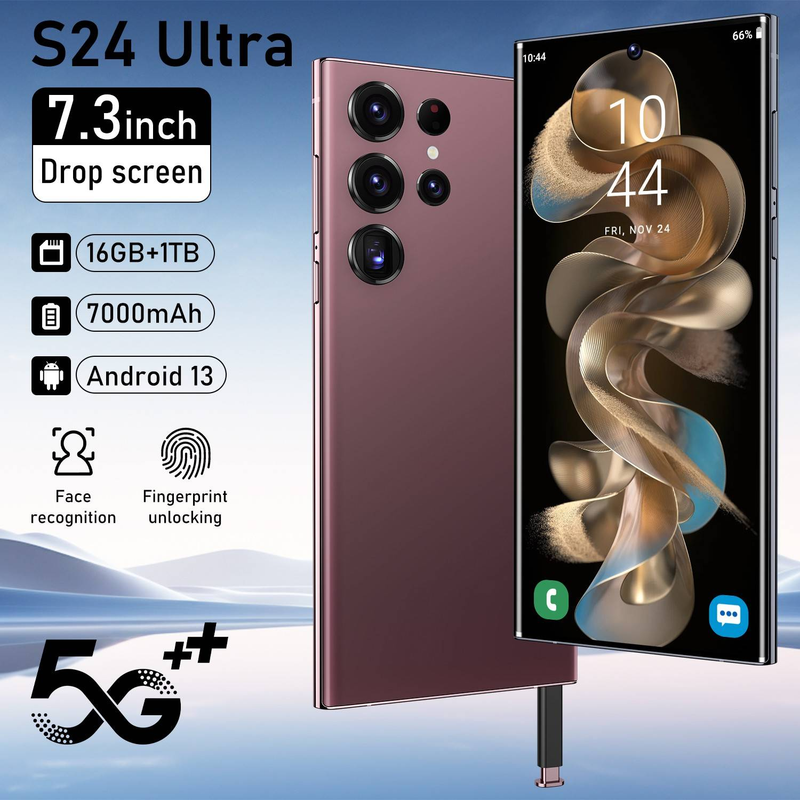 Neues Smartphone S24 Ultragroßes Display 16+1T Smartphone_voghion.com