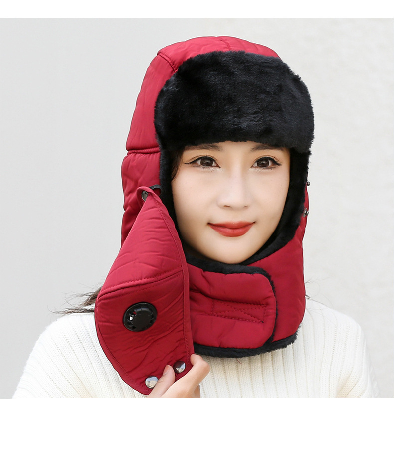 Verwarmde mutsen Smart USB verwarming warme verwarmingsmuts Outdoor Lei Feng muts masker slabbetje Herfst en winter muts slabbetje_voghion.com