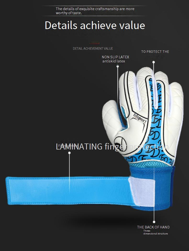 Football Goalkeeper Full Latex Gloves For Primary And Secondary School Students Competitions Yu Series 3.0 Wear Resistant And Sticky_voghion.com