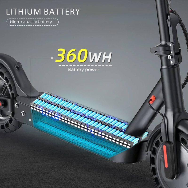 Vankel '36V 500W' elektrische step voor volwassenen, opvouwbare 10" wielen, 10Ah accu, bereik van 20-35 km, dubbele remmen, app-gestuurd, ABE-gecertificeerd, maximumsnelheid 20 km/u_voghion.com
