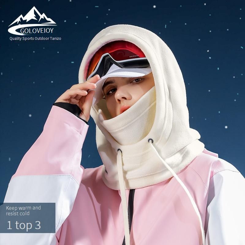 Golovejoy Fleece-Skimaske für den Winter – Winddichter Halswärmer und Gesichtsschutz für Snowboarden, Radfahren, Outdoor-Sport (DMZ96)_voghion.com