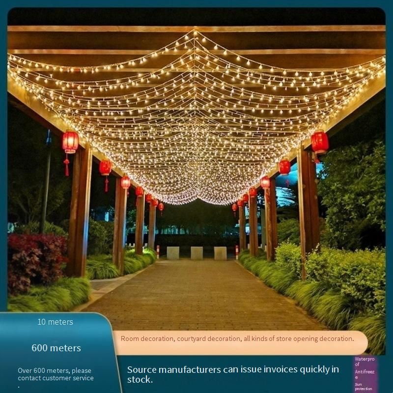 Solar Powered Bubble Ball String Lights For Garden, Patio, And Outdoor Decor - 20/30 LED Fairy Lights With Waterproof IP65, Warm & Multicolor Options_voghion.com