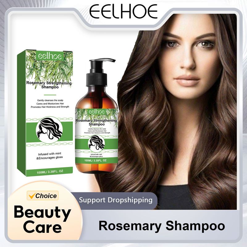 Rosmarin-Shampoo, Haarwachstum, Tiefenreinigung, Kopfhautbehandlung, Ölkontrolle, Stärkung der Haarwurzeln, Anti-Haarausfall-Shampoo, 100 ml_voghion.com