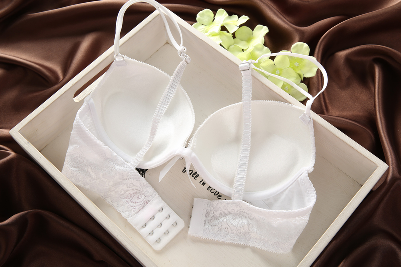 Lencería sexy de encaje Comfort Ladies con sujetador push-up con aros conjunto de calzoncillos_voghion.com