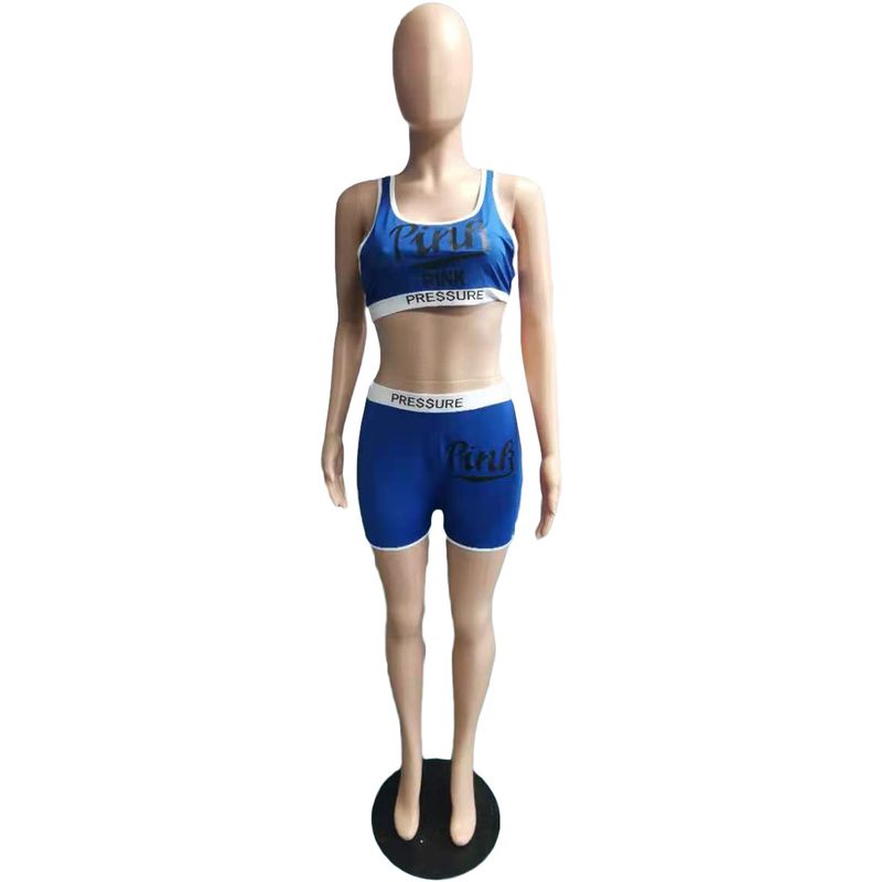 Women's Clothing Independent Station Fashion Casual Sexy Letter Print Swimsuit Two-piece Set_voghion.com