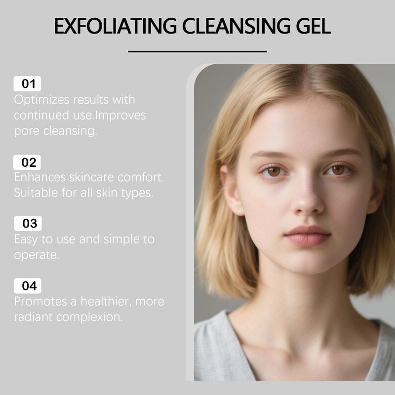 Jaysuing Black Rice Cleansing Gel Gentle Purifying Delicate Refreshing Hydrating Facial Skin Exfoliation_voghion.com