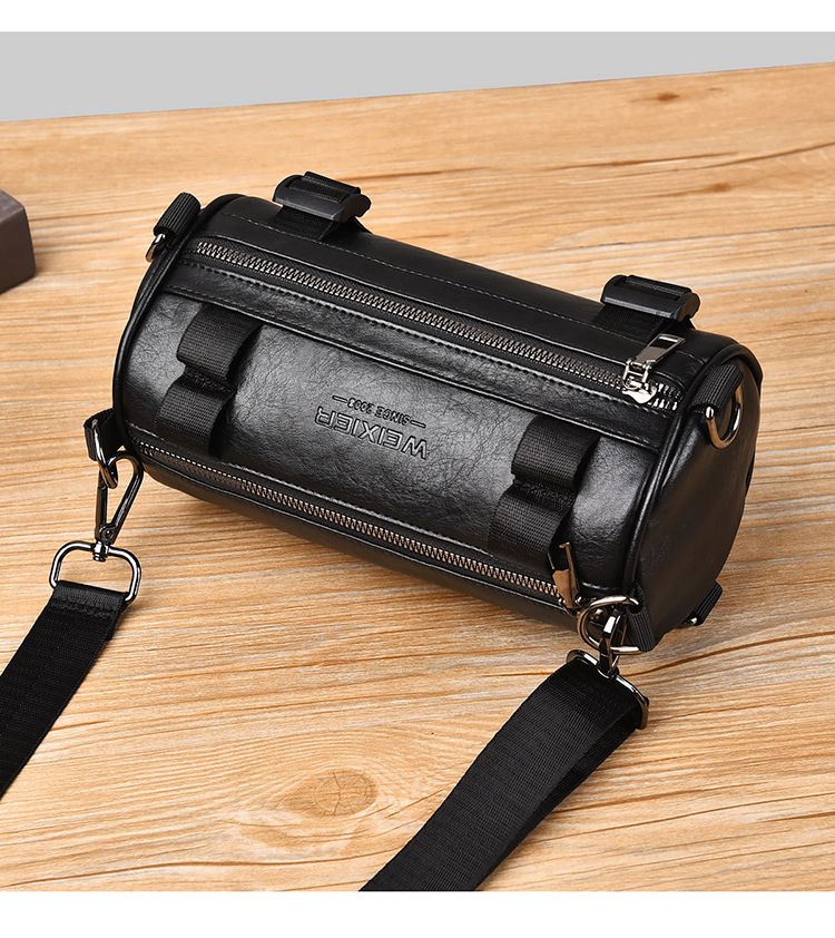 High End Men's Personalized Messenger Bag Trendy Large Capacity Leisure Waterproof Shoulder Bag Men's Bag_voghion.com