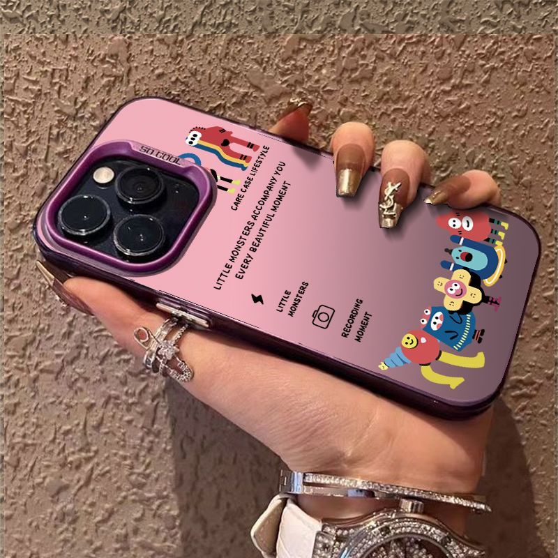 Kleines Monster mit High-End-Feeling für Paare, geeignet für Telefon 15 Promax-Telefonhülle iPhone 14 Laser 13 neu 12pr_voghion.com