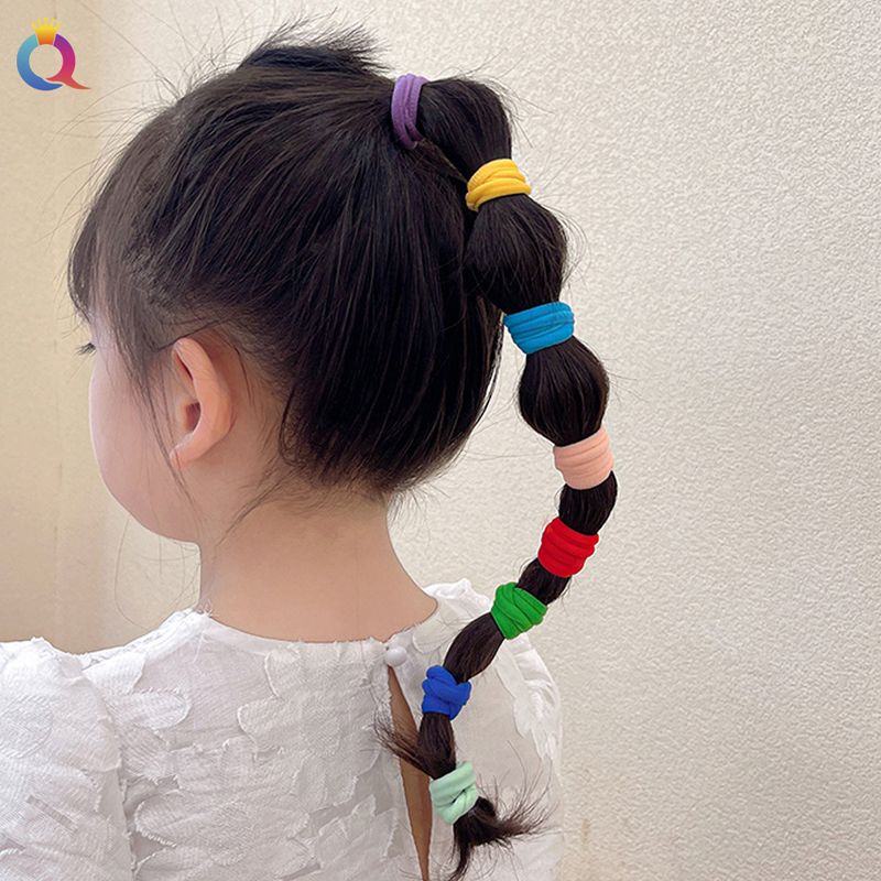 Set di elastici per capelli morbidi ed eleganti - Confezione da 15 pezzi con elevata elasticità, delicati sui capelli, colori alla moda per donne e ragazze_voghion.com