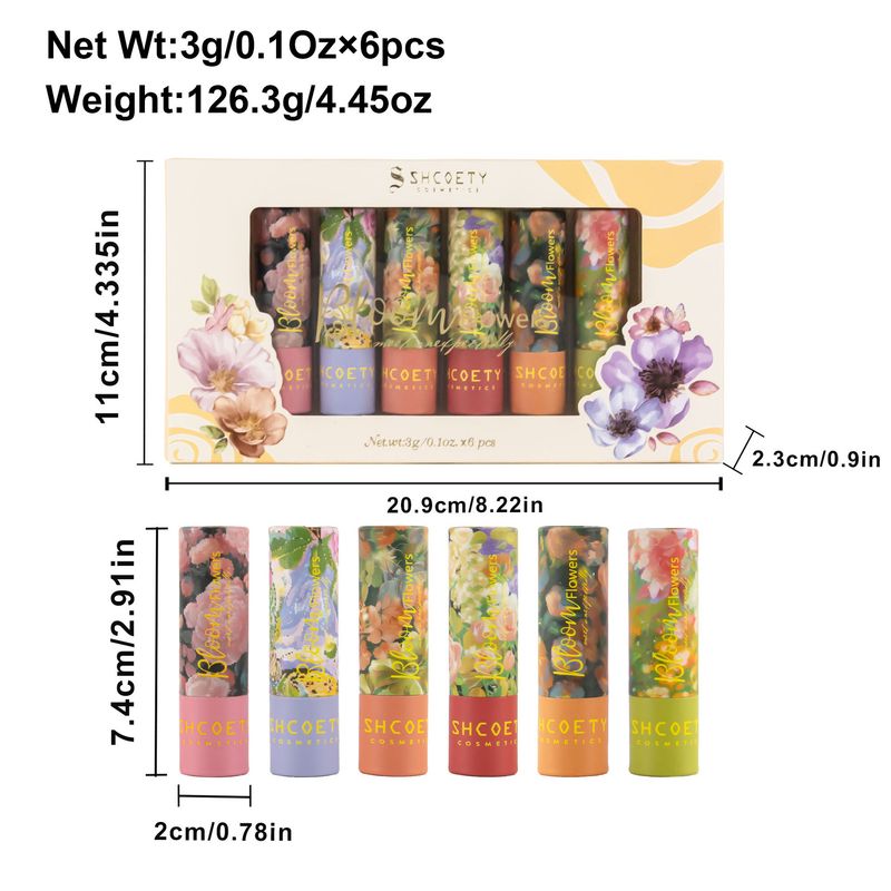 Lip Balm SHCOETY New Moisturizing Long Lasting Lip Balm Lipstick Exfoliating Not Easy To Fade Nude Set_voghion.com