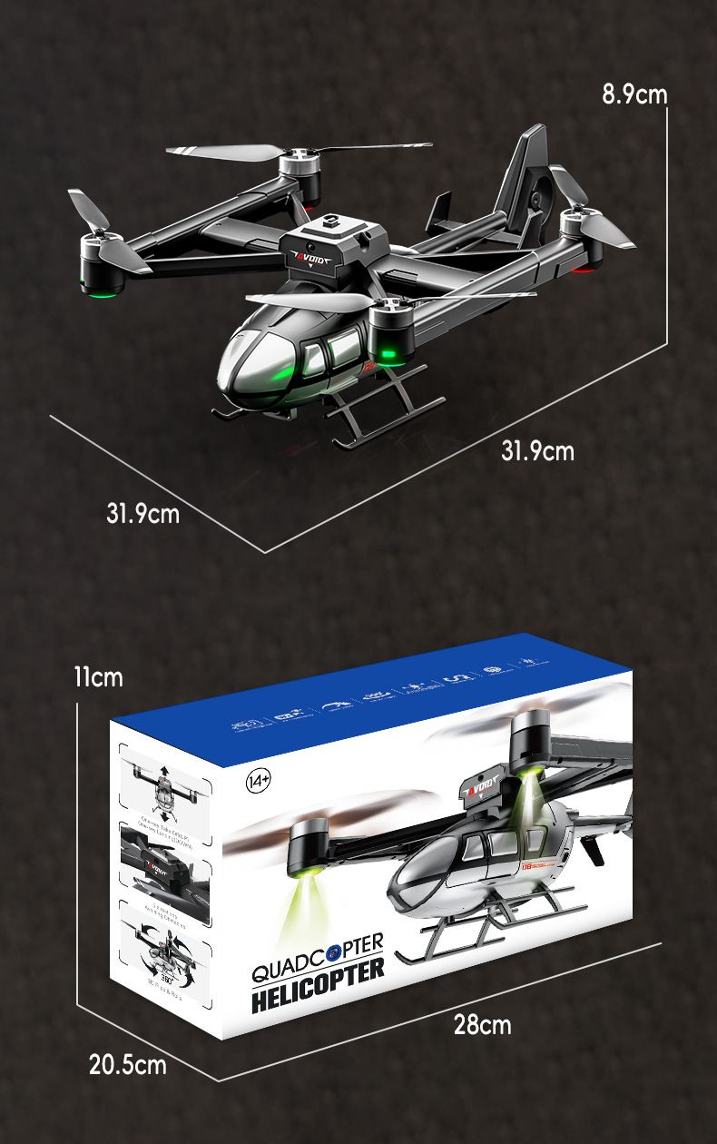 Brinquedos Inteligentes Exportação Novo Produto Simulação Modelo Helicóptero Sem Escova Transmissão Inteligente de Imagem Fotografia Aérea Aeronave Brinquedo Drone_voghion.com