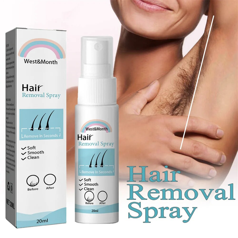Spray permanent pentru îndepărtarea părului, fără durere, pentru picior, braț, inhibitor de creștere a părului, reparare hrănitoare, îngrijire corporală, bărbați și femei, nou_voghion.com