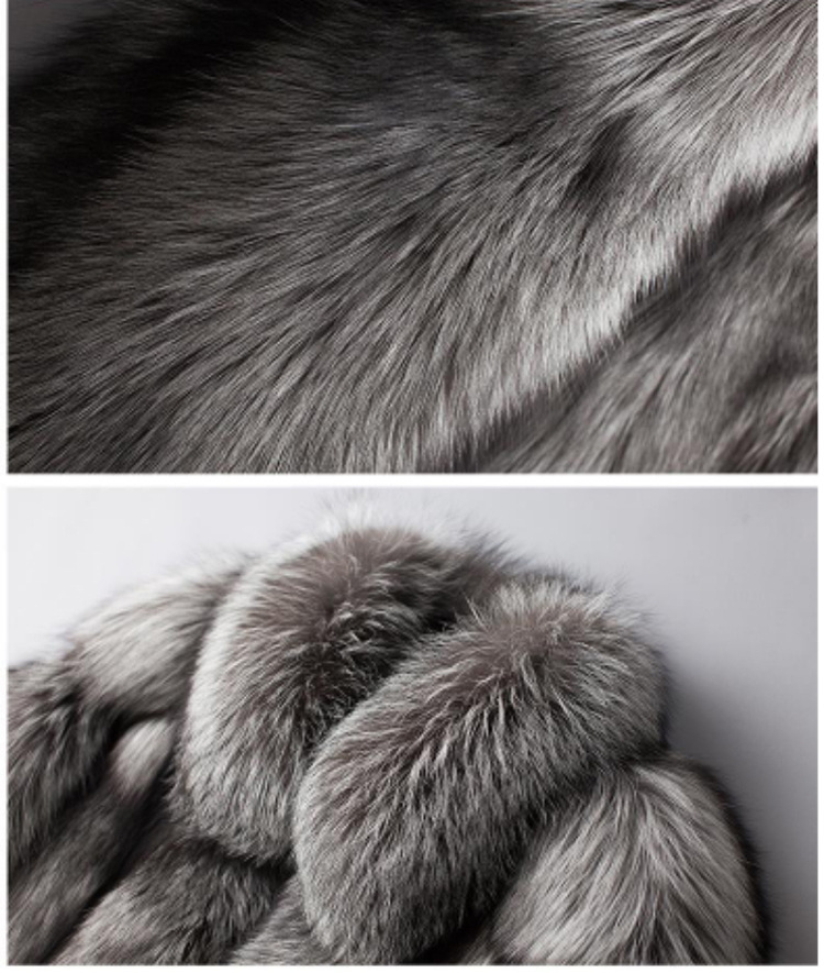 Herrenbekleidungsmantel Kurzer Herbst-Winter-warmer Silberfuchsmantel Herren-Freizeitjacke aus Leder_voghion.com
