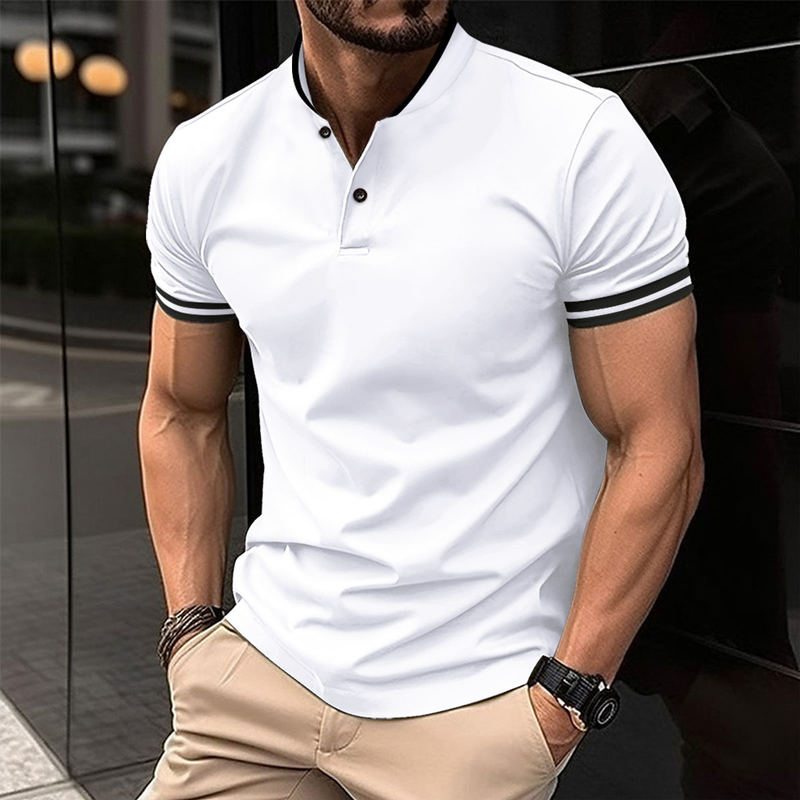 2024 Sommer-Schnellverkauf mit Knopftasche für Herren, Sport-Poloshirt_voghion.com