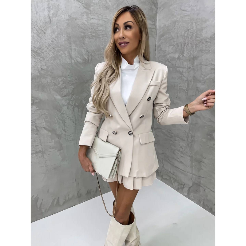 Women's Clothing new casual long-sleeved suit INS fashion loose multi-color two-piece set_voghion.com