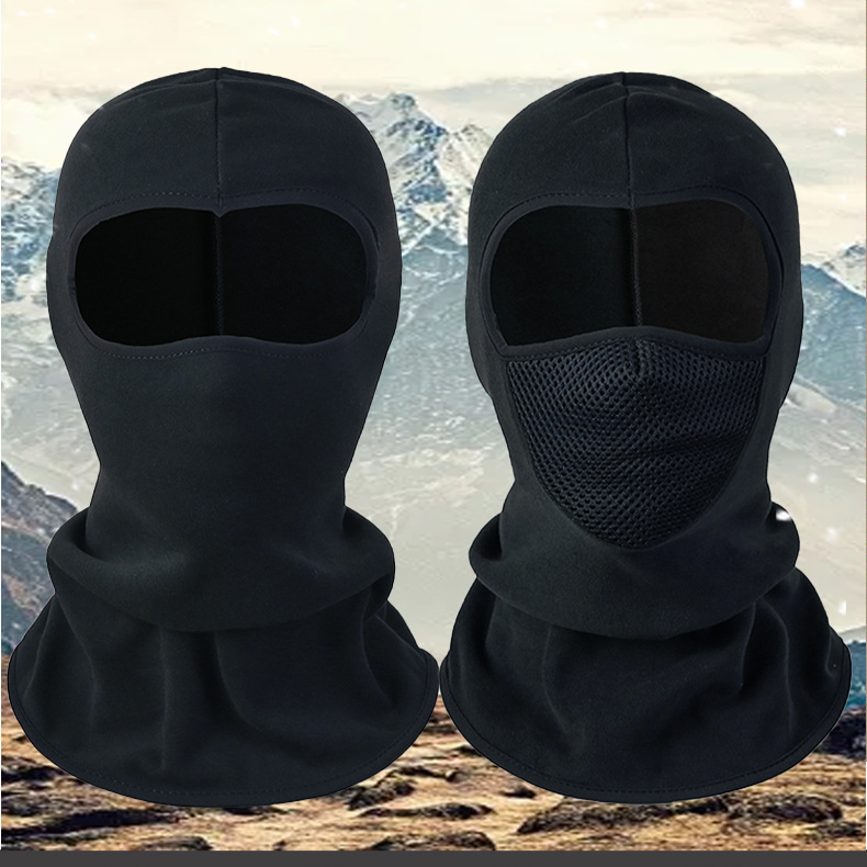 bisiklet sürme başlığı maskesi kış kalın sıcak başlık maskesi Alman kadife soğuk geçirmez maske_voghion.com