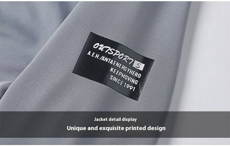 Herren-Sportbekleidungsset, langärmliger Lauftrainingsanzug für Männer und Jugendliche, leichtes, atmungsaktives Trainingsoutfit (Schwarz/Grau/Weiß/Rot)_voghion.com