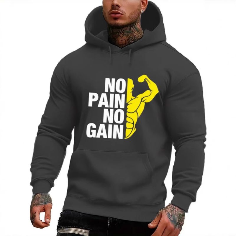 Großes lockeres Herren-Sweatshirt mit Buchstaben-Print, lässig, atmungsaktiv, mit Kapuze, lange Ärmel, S-2XL, europäische Größe_voghion.com
