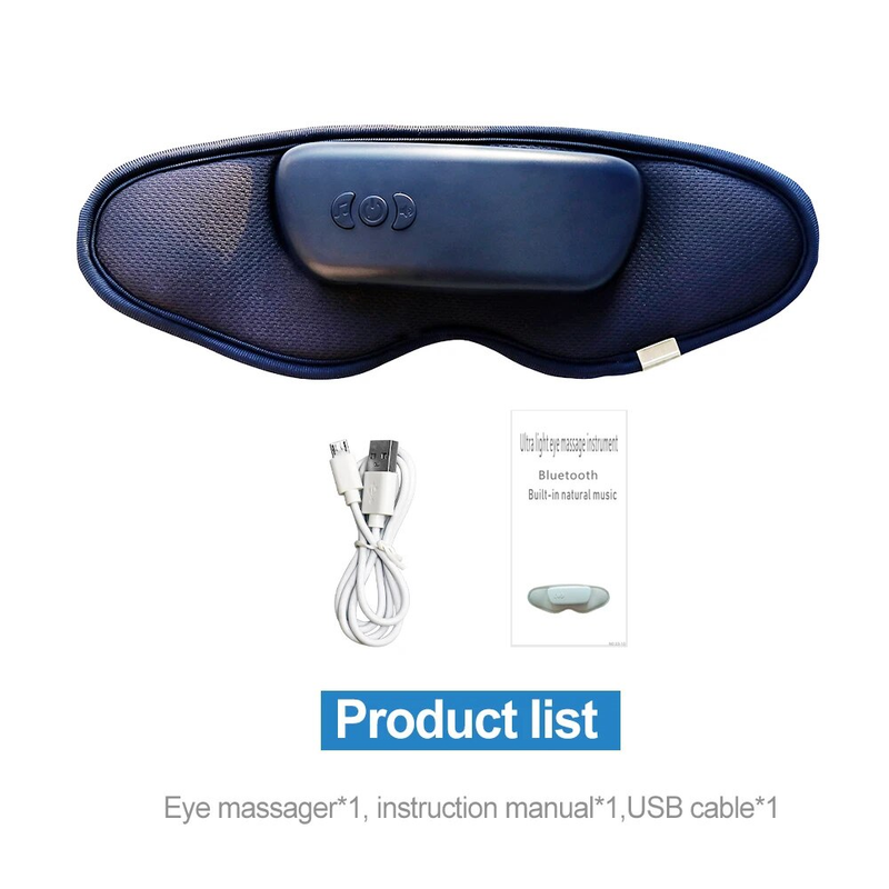 Heating Airbag Massager Vibration Care Compress Bluetooth Temple Eye Massage Relaxation Fatigue Relief Improve_voghion.com