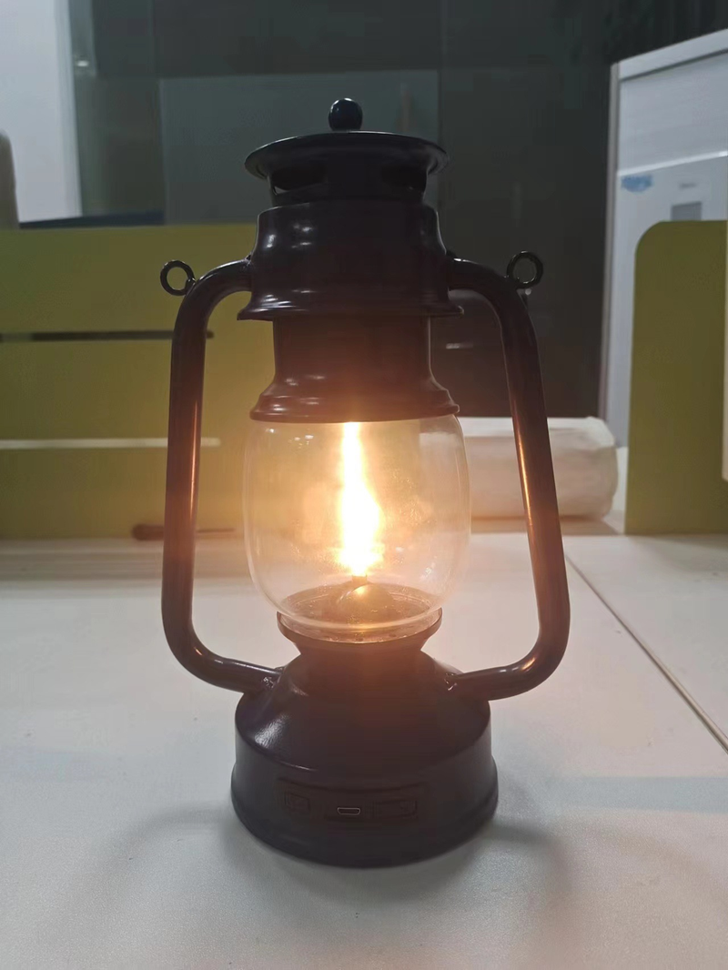 Vintage Kerosene lamp wireless bluetooth speaker outdoor camping tent card horse lamp handheld dimming bluetooth audio_voghion.com