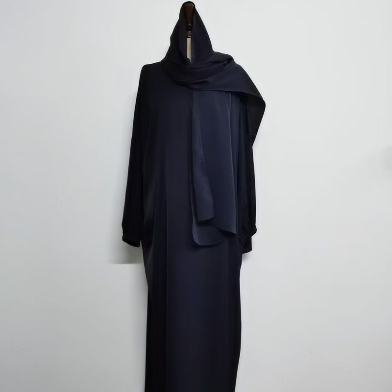 Dammekleeder Turban Robe Populärt Eenfaarwegt Einfacht Kleed_voghion.com
