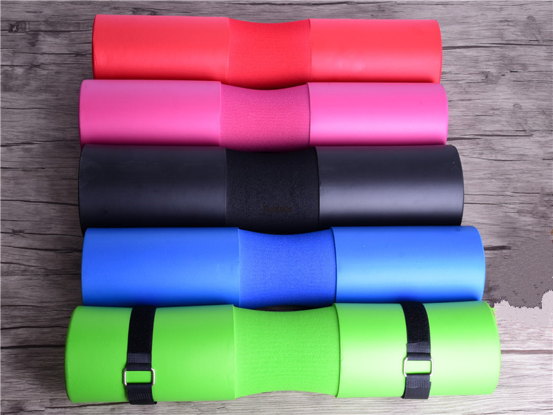 Spallacci per bilanciere tozzo fitness, manica protettiva per ponte dell'anca per sollevamento della forza, imbottitura in spugna per il collo_voghion.com