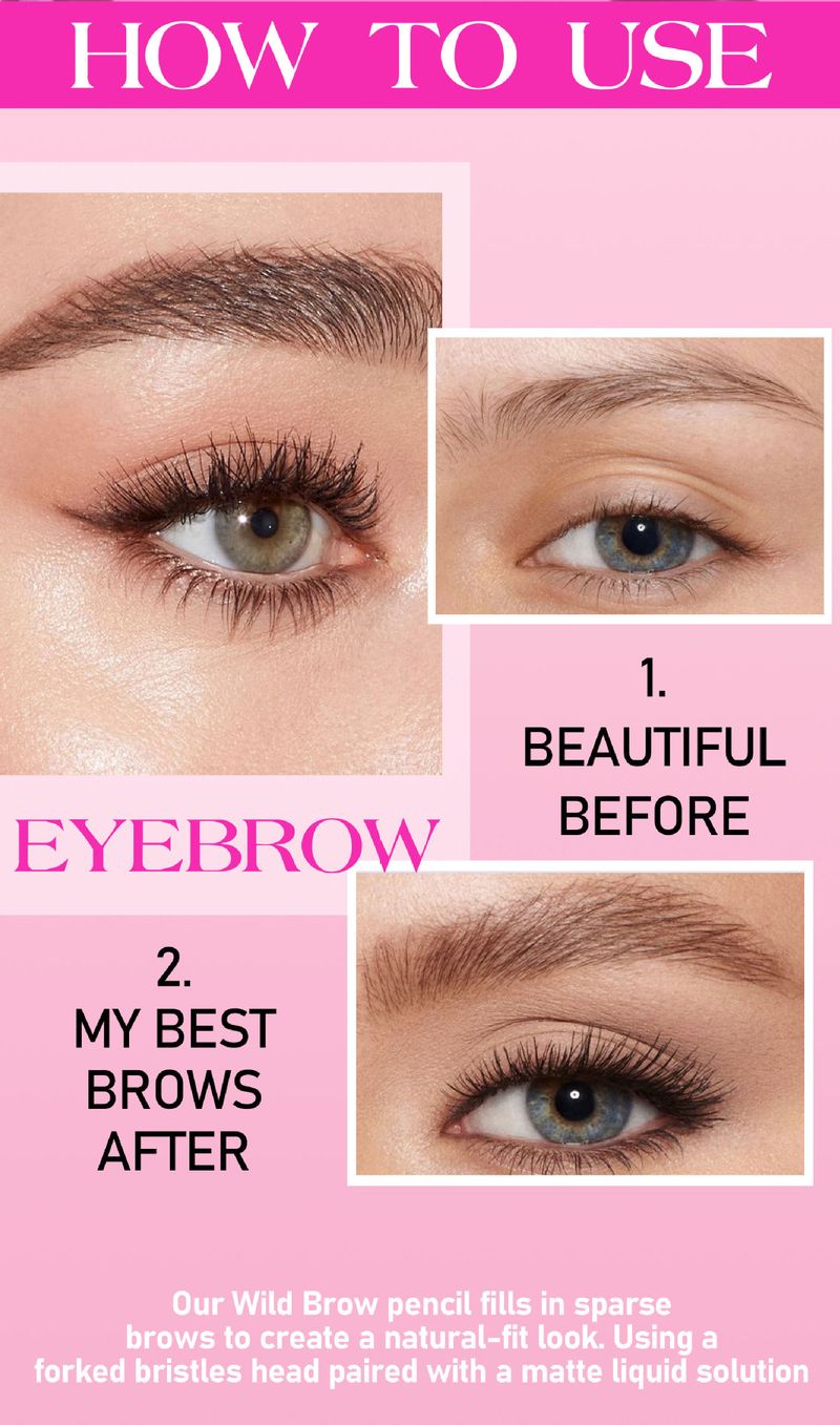 HANDAIYAN 4-Color Wild Eyebrow Pen – Wasserfester, lang anhaltender flüssiger Augenbrauenstift mit natürlichem, haarähnlichem Finish_voghion.com