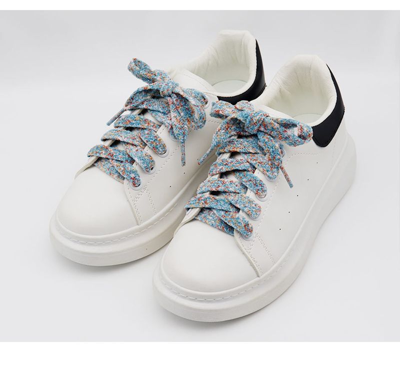 Cute Color Shoelaces Advanced Texture Trend Fit Small White Shoes Casual Shoe Rope_voghion.com