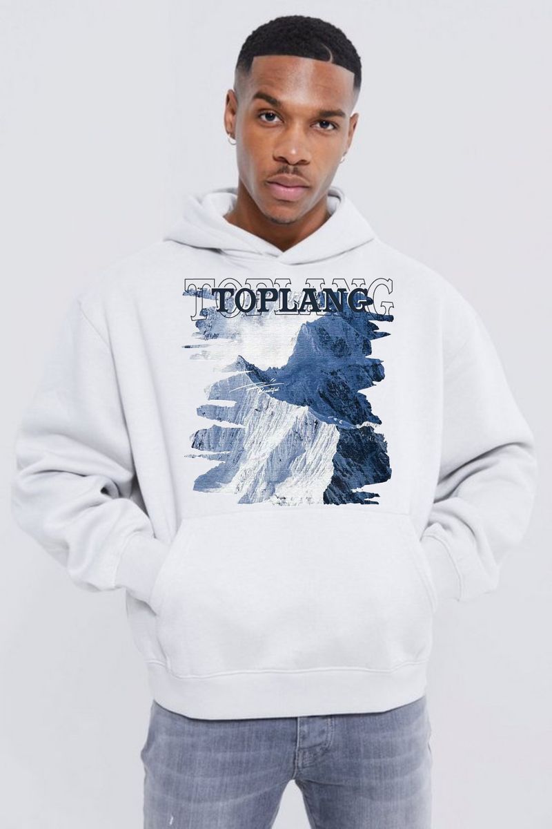 Herrenbekleidung Herbst und Winter Original Herren Kapuzenpullover mit Eisbergmusterdruck_voghion.com