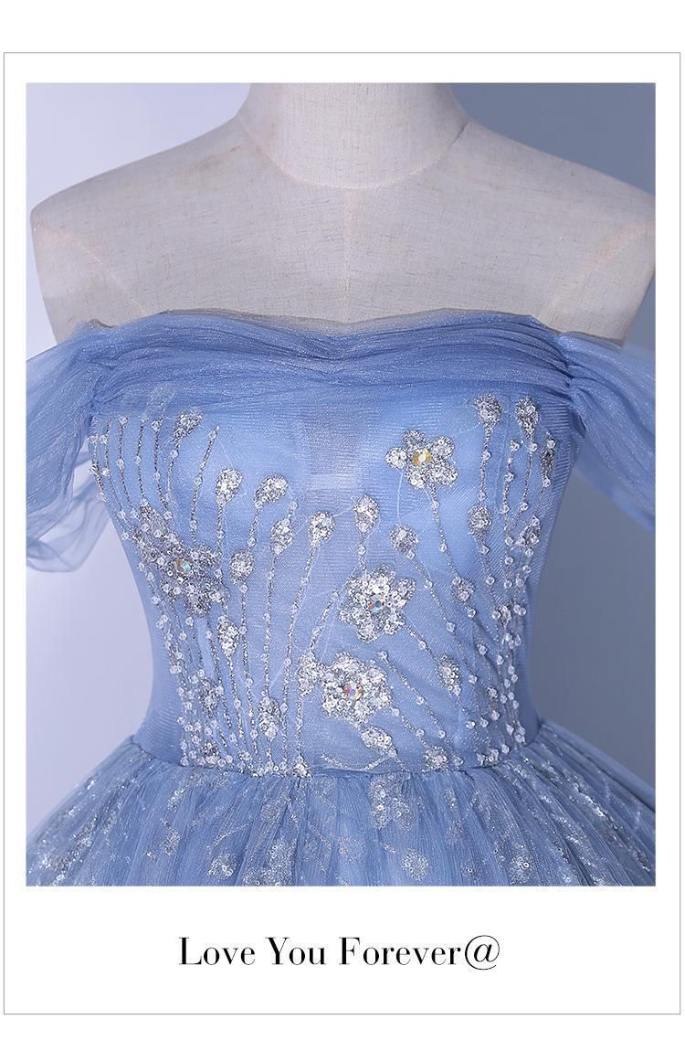 Nuovo abito da sera per adulti con gonna a sbuffo e monospalla_voghion.com