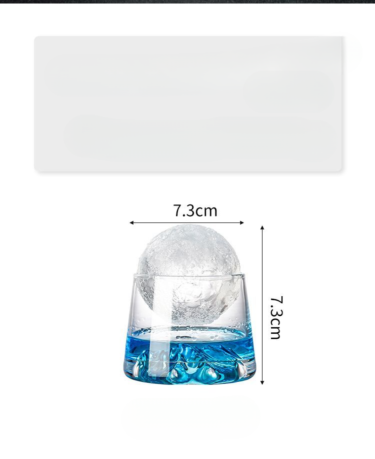 【 95% Bewertungsrate 】 Ins Gravity Cocktail Fuji Eishockey Dickes Glas Eisberg Whisky Ausländischer Weinbecher_voghion.com