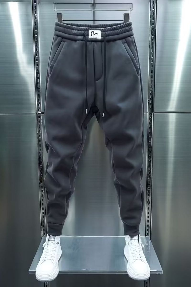 Herbst herren sportswear alle-farbe elastische taille kleine korsett beiläufige hosen mode marke Slim Ankles_voghion.com