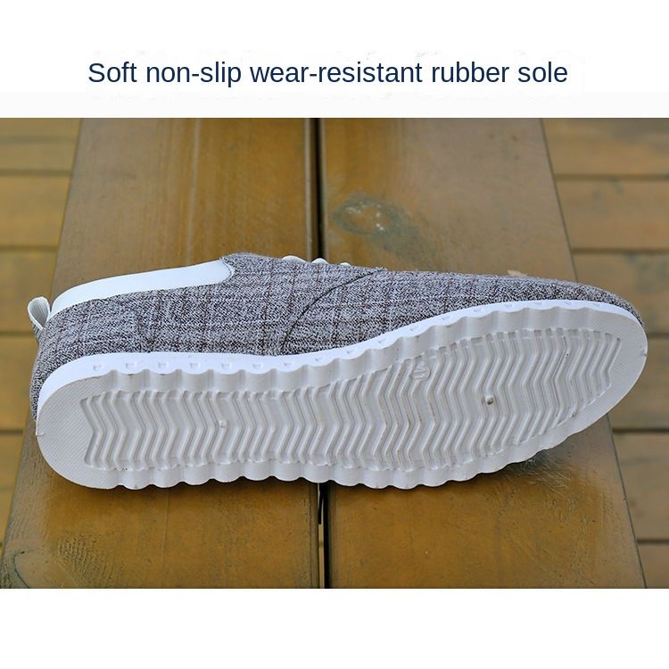 Sommar och höst andas gammalt tyg för män Casual Spring New Canvas Shoes_voghion.com