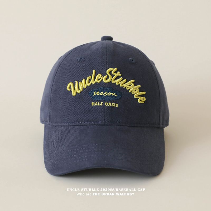 Șapcă de baseball cu design original, stil coreean, cu bor larg, față care arată fața mică, șapcă cu cioc de rață, cuplu, modă, toate potrivirile, pălărie de soare_voghion.com