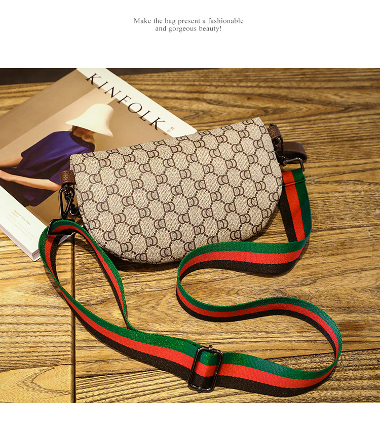 Dames 2023 nieuwe tas herfst en winter mode borsttas high-end gevoel brede schouderband een schouder Messenger kleine tas_voghion.com