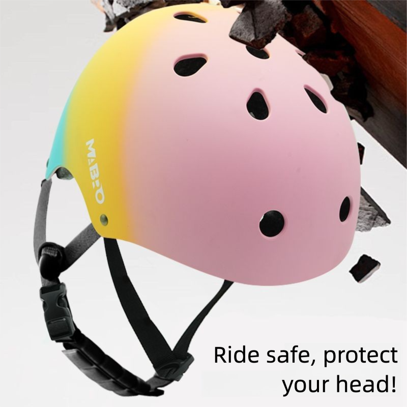 MABRO Skateboard Rollschuhfahren Radfahren Kinder Erwachsene Jungen Mädchen Professionelle Sport Schutzausrüstung Sicherheitshelm_voghion.com