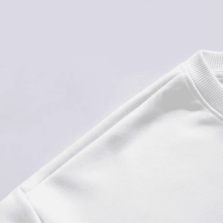 Polar Fleece Solid Color Round Neck Sweater Mens Candy Cotton Long Sleeve Working Clothes_voghion.com