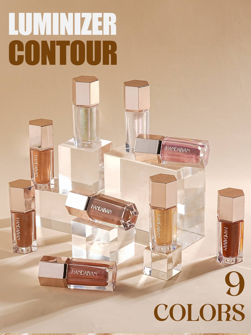 Highlighter Face Shadow Pearl Brightening Liquid Lidschatten-Flüssigkeit_voghion.com