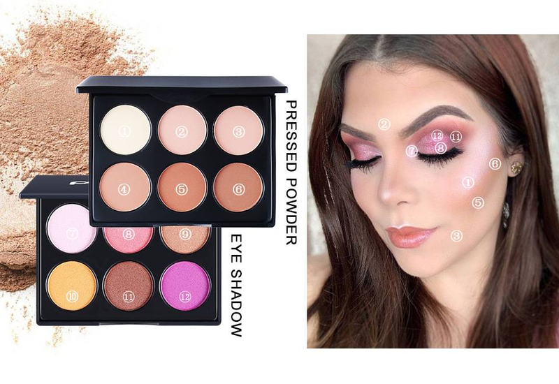 20 pieces makeup set complete combination beginner girl Student Party natural light makeup_voghion.com