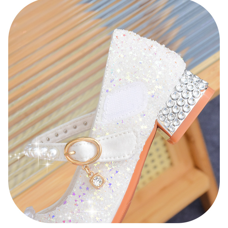 Mädchen Prinzessin schuhe Weiß leder schuhe frühling und herbst neue kinder high heels mit kleinen mädchen host kleid einzelnen schuhe_voghion.com